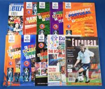 Euro 96 The Official FA Guide 162 page magazine; Euro 96 match programmes to include Opening match