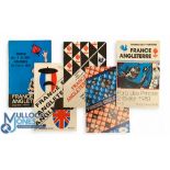 1972-1980 France v England Rugby Programmes (5): Full run of Paris meetings with the English,