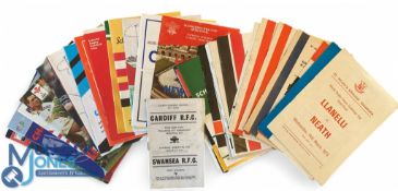 1973-2003 WRU Cup Semi-Final Rugby programmes (45): Terrific collection of the vast majority of