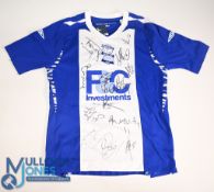 2007-08 Birmingham City multi signed Umbo Childs Football shirt, short sleeve size - requires some