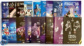 2001-23 European Shield/Challenge Cup Final Rugby Programmes (18): Missing only 2004, 2011, 2013,