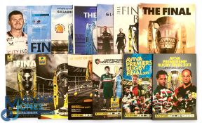 2011-2023 Premiership Play-off Final Rugby Programmes (13): Aviva & Gallagher-sponsored