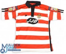 Adrian Lam Named Modern Wigan R Lge Jersey: match prepared modern red and white hooped short-sleeved