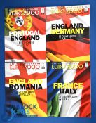 Euro 2000 official match day programmes England v Portugal (12 June), England v Germany (17 June),