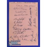MATT BUSBY: 1945 and having already signed to be Manchester Utd manager (though still assigned to