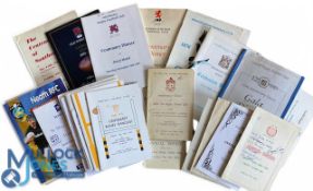 Mostly Welsh Club Rugby dinner menus, invites etc (c.60): Fine large and varied collection of