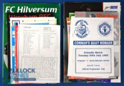 Collection of Manchester Utd friendly away match programmes to include 1983/84 Altrincham (3