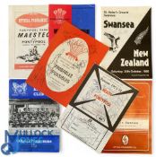 1972-80 Welsh Interest Autographed Rugby Programmes (7): WRU Trial 1972, with many top stars'
