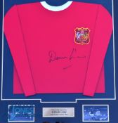 1963 Retro Reproduction Wembley Manchester United FA Challenge Cup Final - Denis Law signed Shirt,