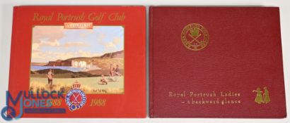 2x Royal Portrush Golf Club Books to include Royal Portrush Golf Club A History 1888-1988 J.L