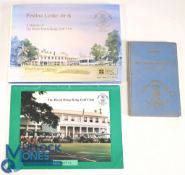 3x Royal Hong Kong Golf Club Books to include Festina Lente A History of The Royal Hong Kong Golf