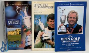 1994 Signed Golf The Open Programme with 10 good autographs of Greg Norman, Corey Pavin, Lee