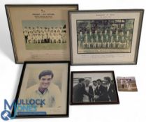 Nick Cook England Cricketer & Umpire Photographs - bowling with Ian Botham in England jersey, 1981