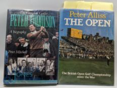 Peter Allis - The Open multi signed golf book: this collection of signatures throughout the book was