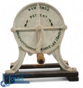 Rare Cast-iron Victorian Osmonds Patent Tennis Ball Cleaner manufactured by J Nash Co Thornhill