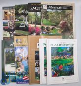 Golf Programmes and related ephemera collection, to include The Masters Journal 2000, 2005, 2006,