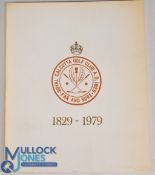 The Royal Calcutta Golf Club 150th Anniversary 1829-1979 Paperback Book by Pearson Surita, good