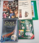 Golf Collectors Books: to include Olman's Guide to Golf Antiques, Antique Golf Collectables -