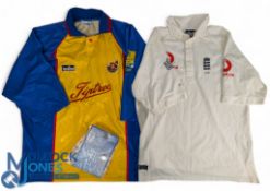 2010 Peter Such Match Worn Essex One Day Cricket Shirt - size XXL made by Vandanel with COA from