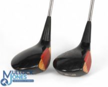 2x Ping Eye Woods featuring 1 wood numbered 29461 to the sole plate and an Eye-2 3 wood numbered