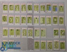 1934 Churchman Cigarette Cards - a part set with duplicates of Jovial Golfers the scarcer set with
