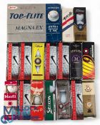 60x Assorted golf balls to include Nike, Maxfli, Titleist, Bridgestone and Topflite golf balls -