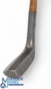 J Randall of Sundridge Park Patent mallet head 'Uplie' model putter showing 11x circular lead