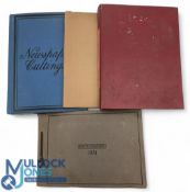 Golf Scrapbooks Photograph Album, collection: a bound volume of 1950 Golfing magazines with covers