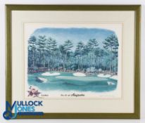 No.13 at Augusta Azalea, ltd ed No.35 of 475 prints, signed by artist in pencil Neil McAuliffe - has