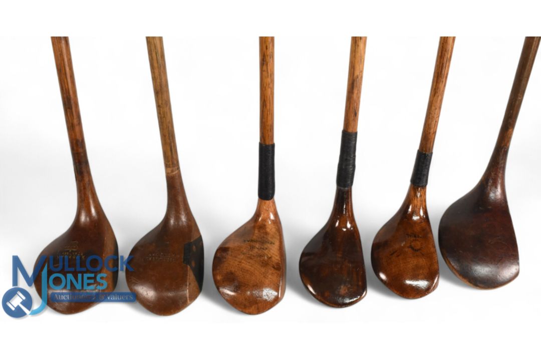 6x Assorted socket head drivers incl 2x R Forgan St Andrews gold medal; a driver and spoon with - Image 2 of 3
