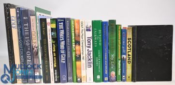 24x Golfing books and publications to include Arnold A Personal Journey 1994 Thomas Hauser, The