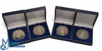 4x ECB Cricket Finals Award Medallions Nick Cook for matches CB 40L final 2011, of Friends Life