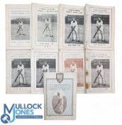 1924-1948 Gloucester Country Cricket Yearbook, to include years of 1924, 1928 staples rusted,