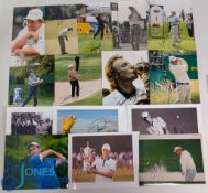 15x Golf signed Photographs with examples of Berard Langer, Edoardo Molinari, Paul McGinley, Peter