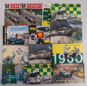 1957-1964 BP Shell Castrol Oil Dunlop Motor Sport Booklets, to include BP success 1957, 1958, 1959
