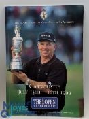 1998 The Open Golf Programme multi signed, by Tiger Woods, Paul Lawrie (winner), Darren Clarke,