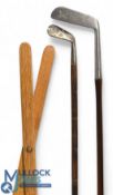 Golfing Putter, Sunday Walking Stick and Golf Bag Stand (3) - features a Ben Sayers Benny 'Gruve