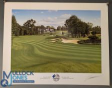 Baxter, Graeme signed 2006 Ryder Cup golf print - the 4th hole - limited edition no. 118/500 -