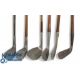 6x Assorted Golf Clubs a J Tulloch straight blade metal putter, Mills Ray model mallet head putter - Image 2 of 3