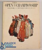 1961 Official US Open Golf Programme: 61st Open Championship 15-17 June played at Oakland Hills Golf
