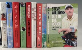 Tiger Wood related Golf Book Collection: Steve Williams Out of The Rough, The Caddy's Story P/B