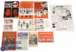 1965-1966 Boxing Programmes and Tickets, International tournament of world rated fighter Royal