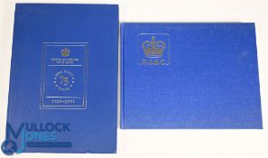 2x Royal Canberra Golf Club hardcover books to include The First 75 Years 1926-2001 limited