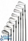 Slazenger Johnny Miller 'J63M' USA Golf Irons (8) features 4-9, PW and SW, signs of use, all