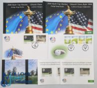 Ireland 2006 Ryder Cup Stamps: mint booklets and first day covers -some duplicates included