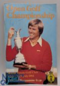 1982 The Open Golf Championship Royal Troon Golf Club multi signed Programme, with signatures of,