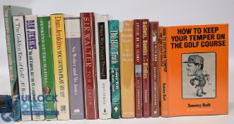 14x Golfing hardcover books to include The Crosby: Greatest Show in Golf 1975 Dwayne Netland, The
