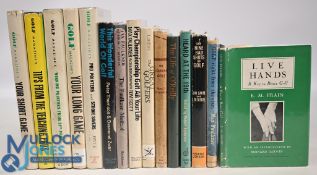 15x Golfing hardcover books to consist of Golf Magazine's Your Short Game 1962, Golf Magazine's Tips