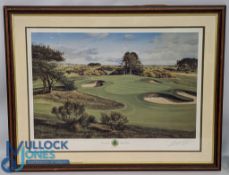 Graeme W Baxter Golf Limited Edition Print- Carnoustie Golf Links, 135/850 - signed in pencil by