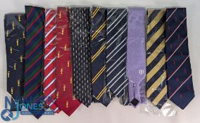 10x The Open Golf Ties, a good collection of unused and used examples (11)